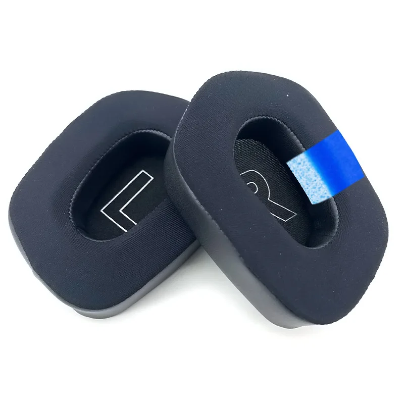 Set van koelende gel-oorsteunen en hoofdbandkussens, compatibel met Logitech G733 en G335 headsets, zachte, ademende vervangende kussens voor gaming.
