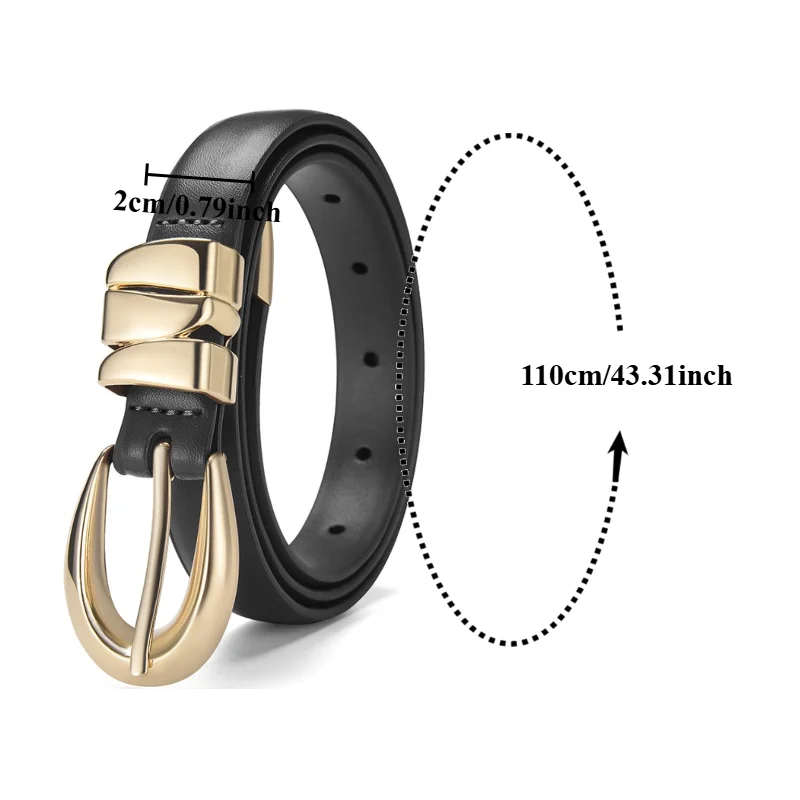 Stylish Casual and Elegant Semi-Circular Retro Women’s Belt – Exquisite Versatile Double-Sided Cowhide Waist Cincher