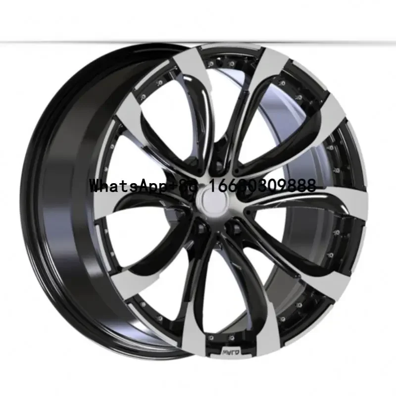 Sporty 19 Inch 20 Inch Black and Silver Forged Alloy Wheels PCD 5x112 ET30 for Dynamic Driving for Harrier