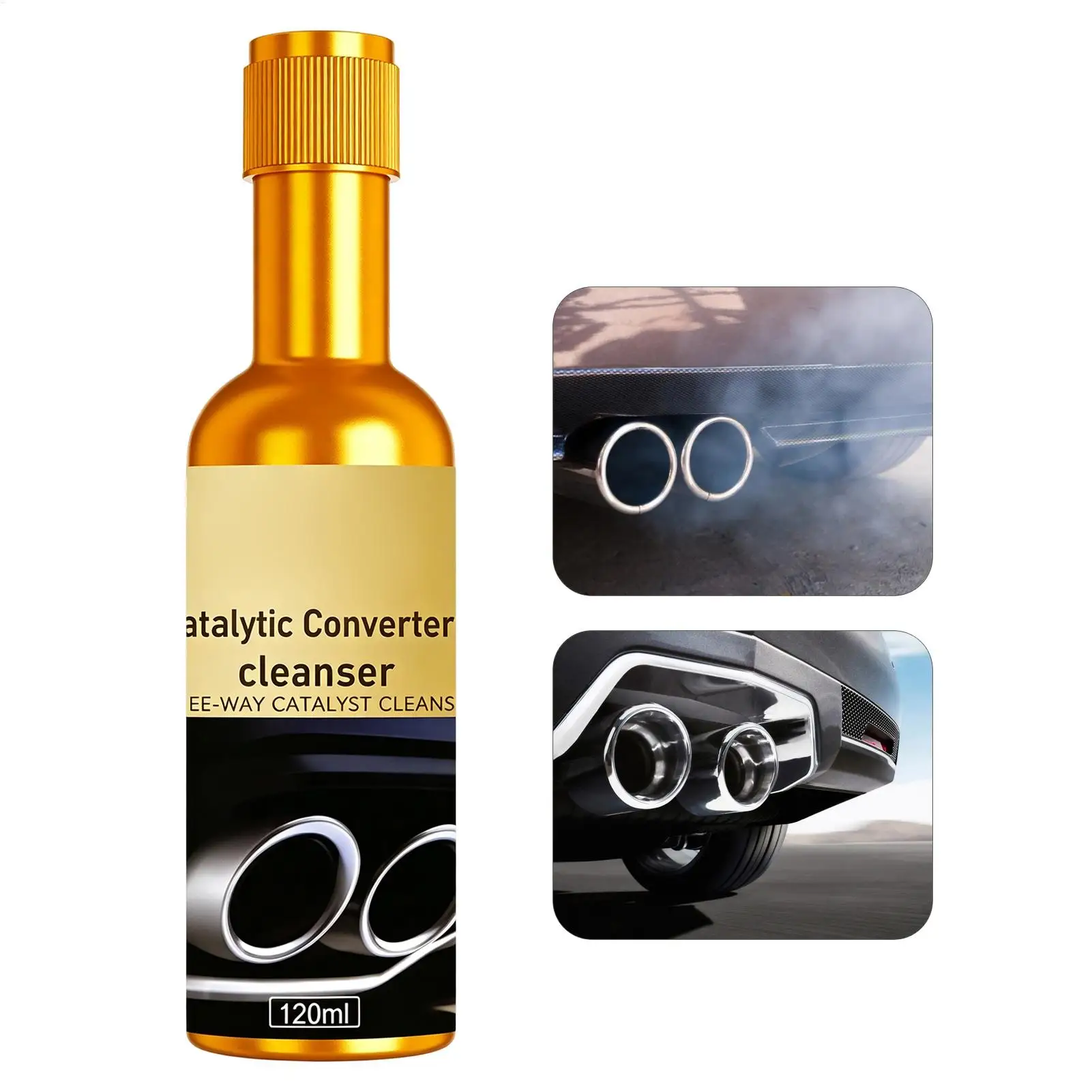 120ml Car Catalytic Converter Cleaner Deep Cleaning Multipurpose Cleaner Engine CSV Clean Accelerators Catalysts Easy Cleaner