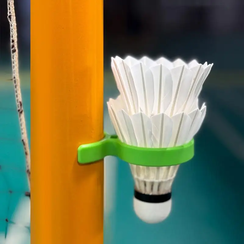 1 pz artefatto da badminton dal design portatile per competizioni e allenamento supporto magnetico per badminton supporto fisso per palla da badminton