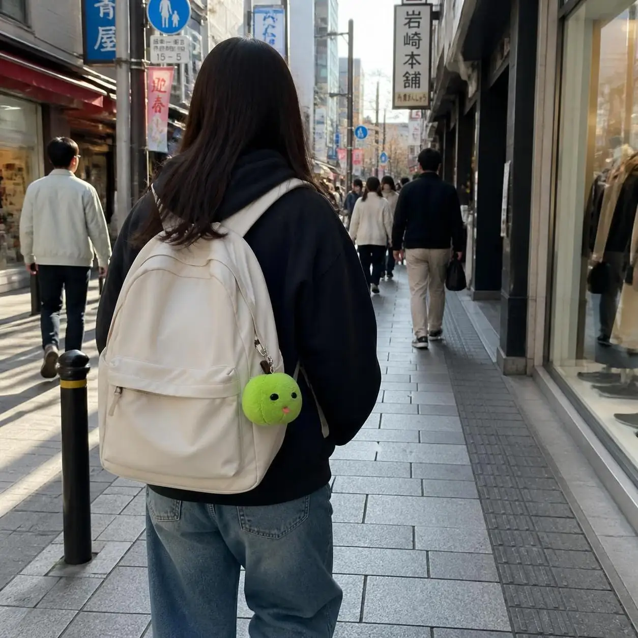 Abstract Green Red Fruit Keychain Soft Funny Creative Keyring Cute Tongue Sticking Backpack Pendant