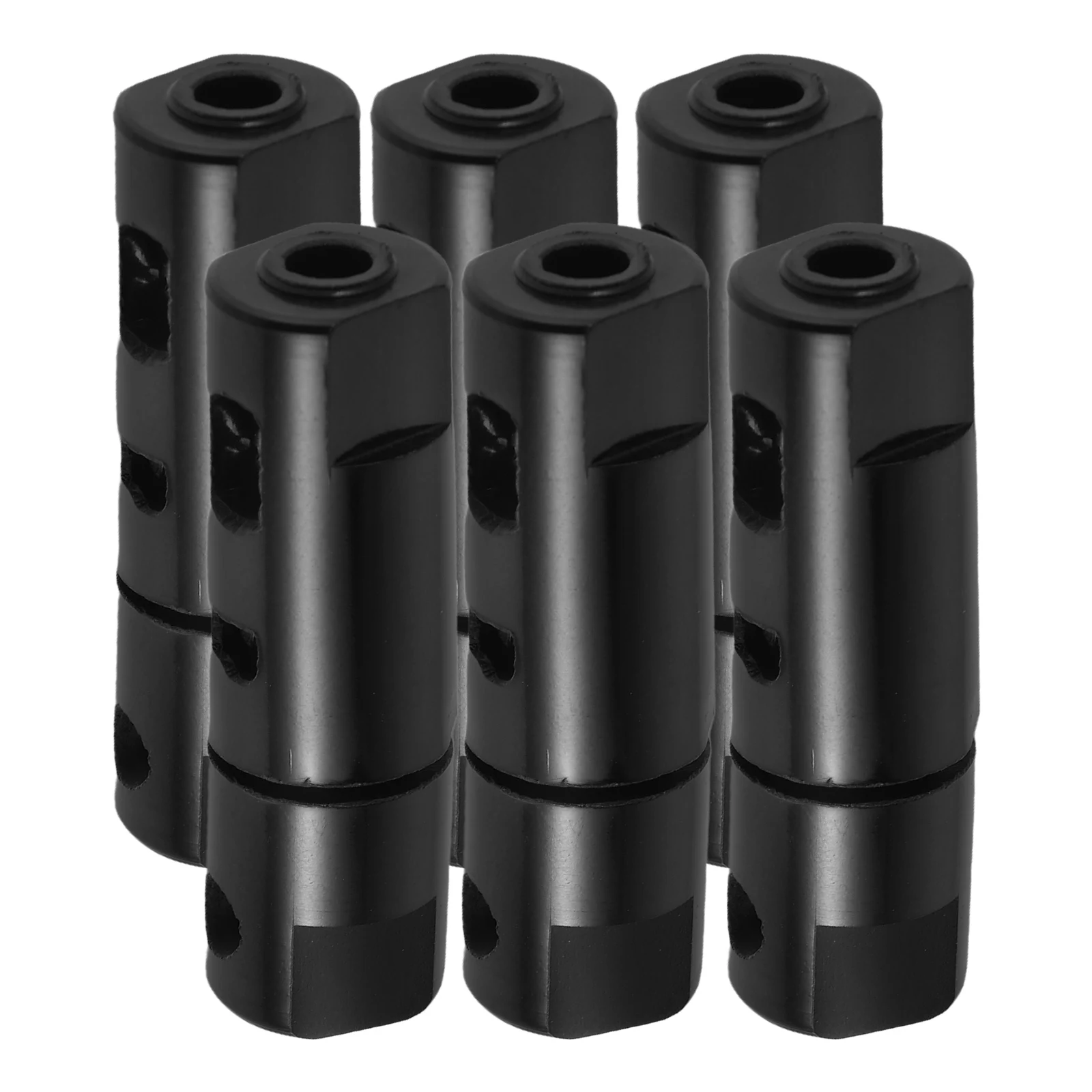 

6pcs Automotive Wire Harness Fuse Holder Black Connector Tube Socket Box Assortment Car Electrical Safety Reliable Easy