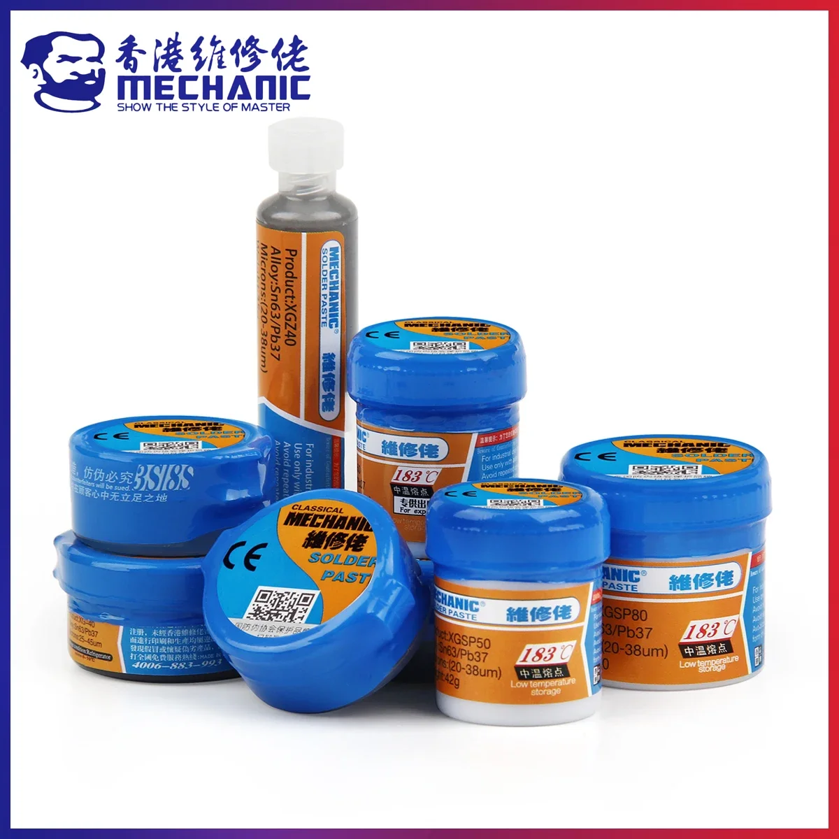 MECHANIC XG Series Solder Paste Flux Melting Point 183℃ Tin Soldering Flux Welding Paste for Phone SMD SMT BGA Rework Tools