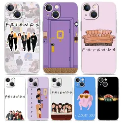 Case For iPhone 15 14 13 12 11 Pro Max X Xs XR 7 8 Plus Bumper Phone Cases Clear TPU Cover Central Perk Coffee friends tv show