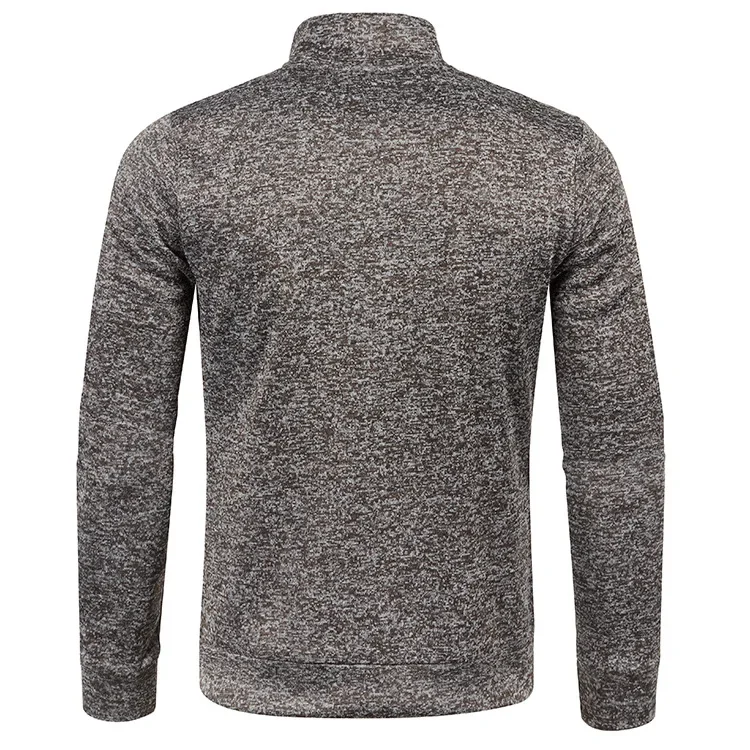 Men Sweatshirts Spring Autumn Pullover Half Zipper Pullover for Male Hoody Outdoor Sweatshit Solid Color Stand Collar