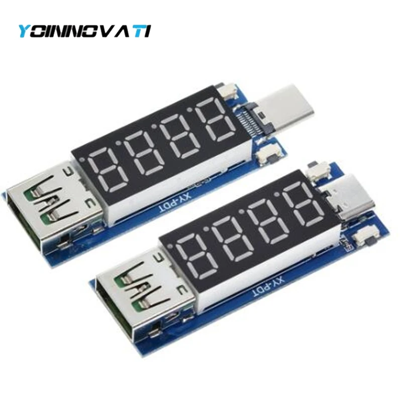 Type-C PD decoy module Quick charge trigger module DC digital display voltage ampere meter Test instrument Support PD2.0 PD3.0