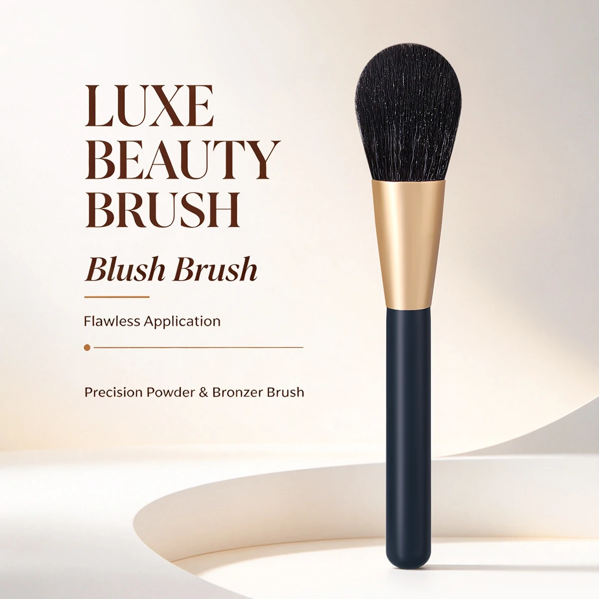 Professional Blush Brush,Makeup Brush for Blush,Bronzer&Loose Powder,Flawless Powder Application for Daily Makeup