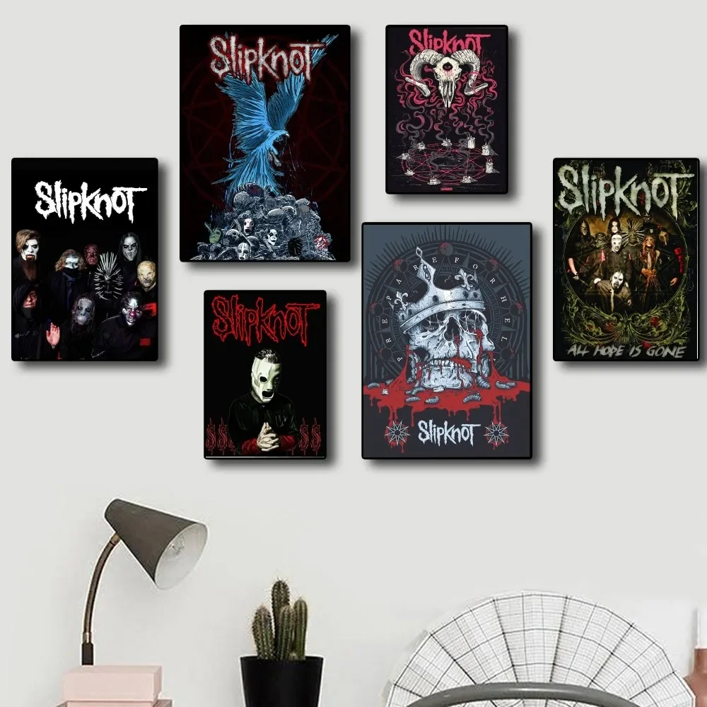 1pc Slipknot Poster Paper Print Home Bedroom Entrance Bar Cafe Art Painting Decoration