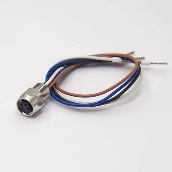 conector-a-prova-d'Agua-m8-macho-para-femea-de-4-pinos-ip67-cabo-reto-de-solda-24awg-1m-para-sensor-aviacao-e-automacao-industrial