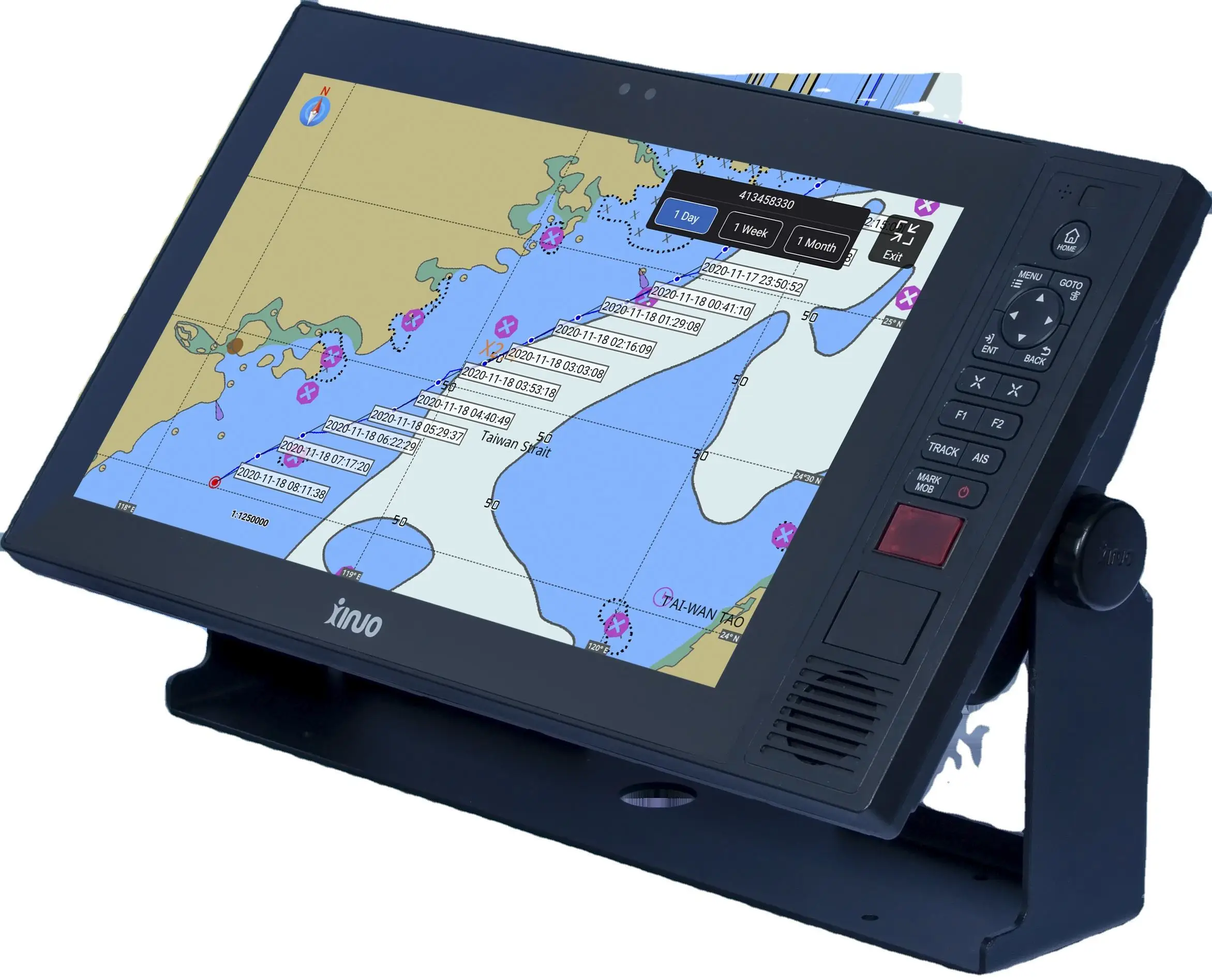 XINUO GN-150 7 Inches 10 Inches Marine GPS Chart Plotter Factory Direct GNSS with CE IMO CCS IP65 NMEA0183 for Marine Supplies
