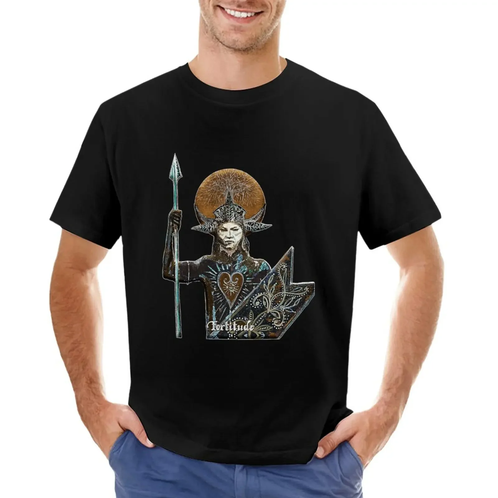 

Gojira Fortitude Warrior T-Shirt graphics boys whites Blouse men clothing