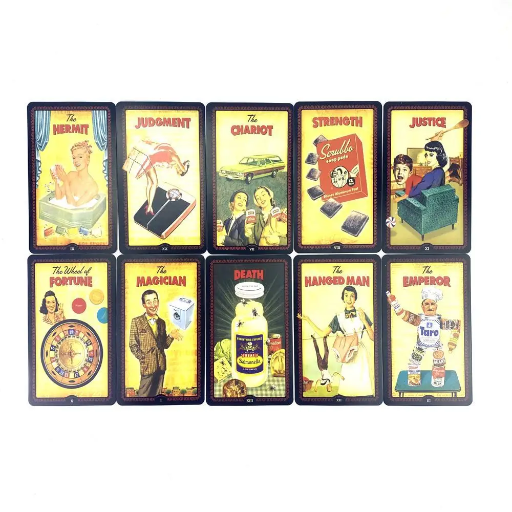 Housewife Tarot Decks mysterious divination Tarot card female girl card game board game English playing cards with PDF guide