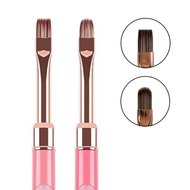 1/2Pcs Pink Nail Gl…