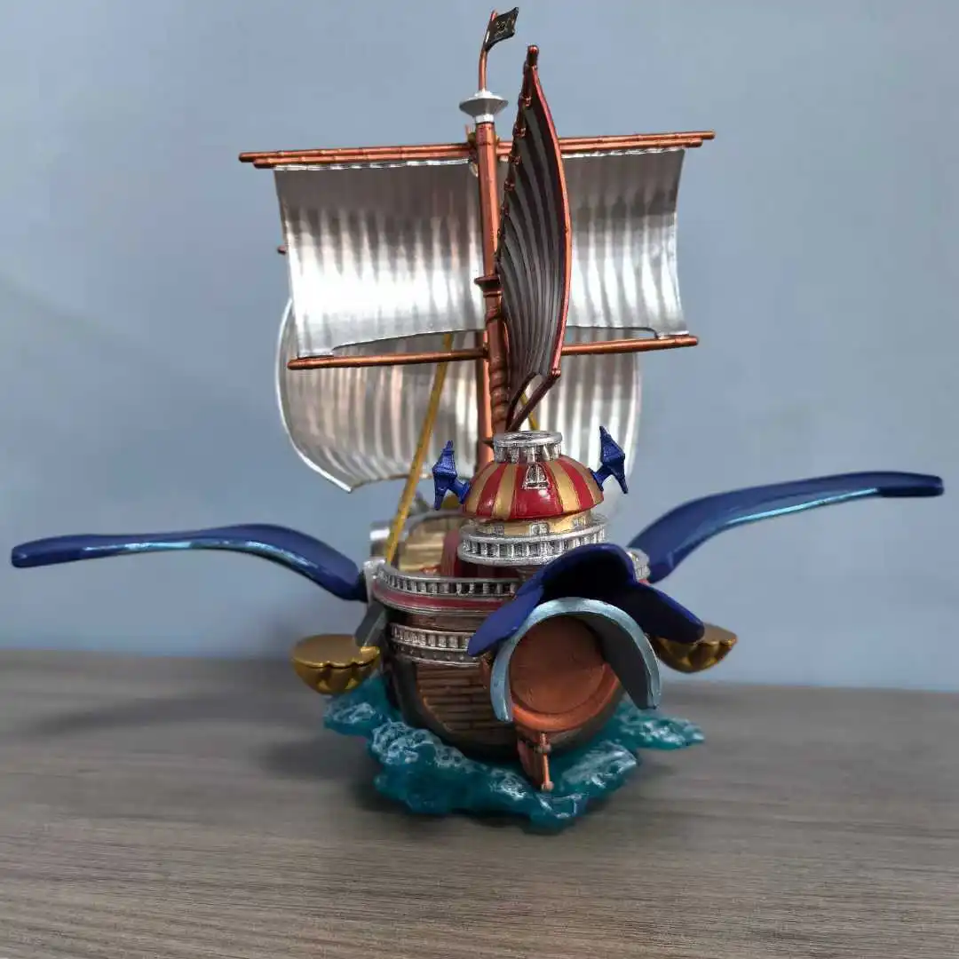 20 センチメートルアニメワンピース海賊ボート海賊船サウザンドサニー号フランキールフィ PVC GK アクションフィギュア像モデル子供のおもちゃ人形ギフト