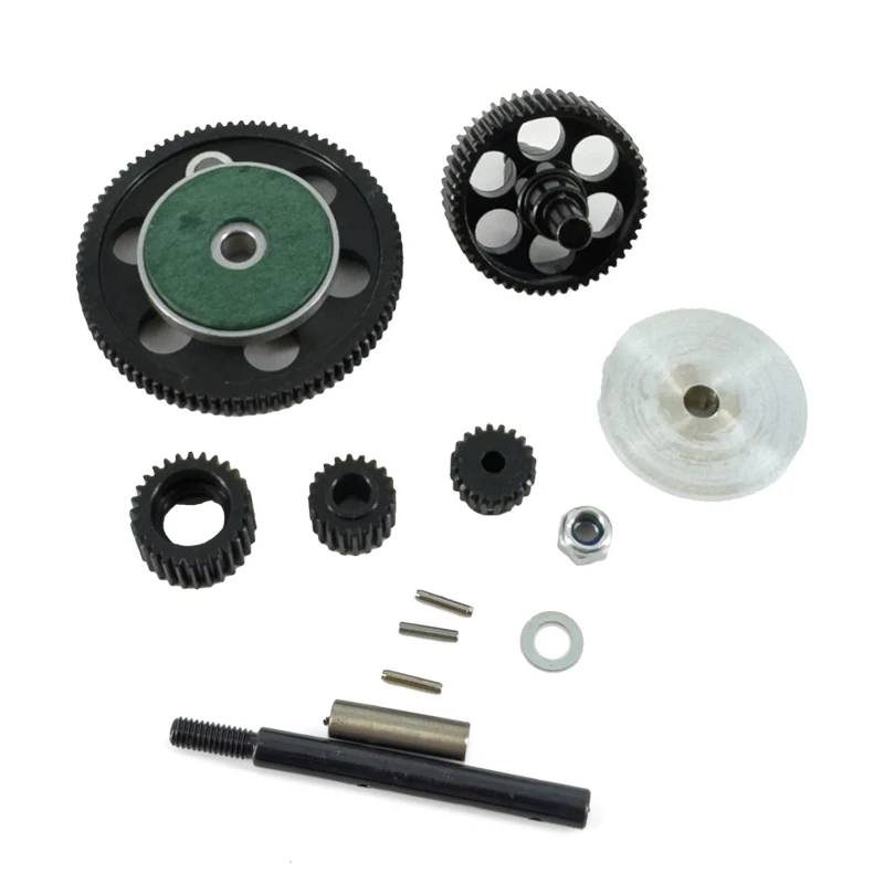 Axial Scx10 Upgrades Parts Metallic Transmission Gears Set Axle Links body chassis gearbox bumper For 1/10 Rc Car Accessories