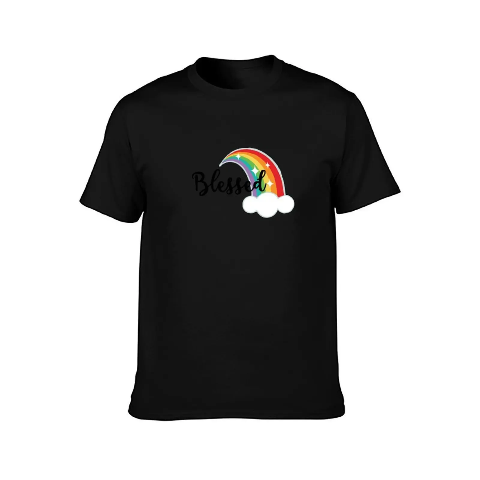 Blessed Rainbow Baby T-Shirt t shirts for man cotton soft T-Shirt
