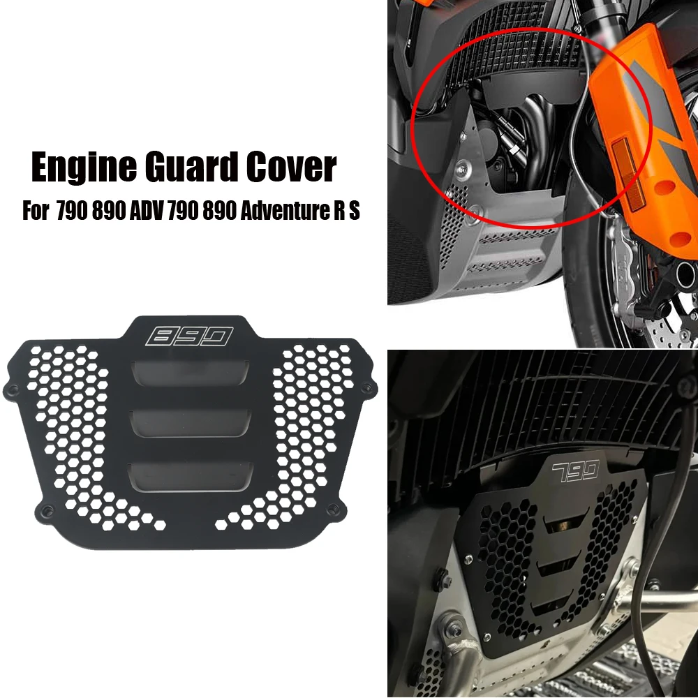 

For KTM 790 890 ADV 790 890 Adventure R/S 2020 2021 2022 2023 2024 Motorcycle Accessories Engine Guard Cover Crap Flap Protector