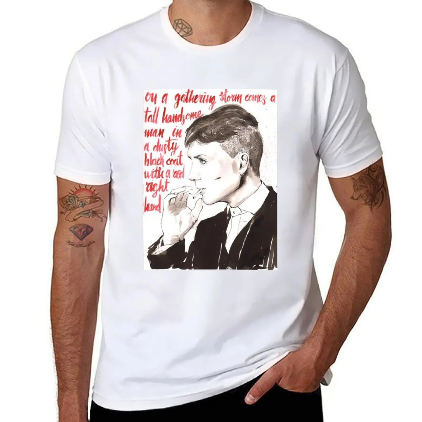 

Red Right Hand T-Shirt t shirt personalised man t shirt heavy cotton T-Shirt