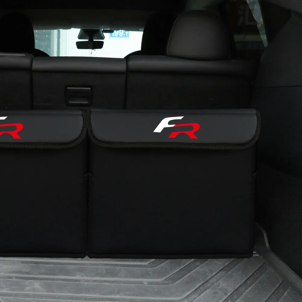 Car Trunk Organizer Box Large Capacity Storage Bags Folding Case Auto Accessories For Seat Cupra FR Racing Ibiza Leon Exeo Ateca