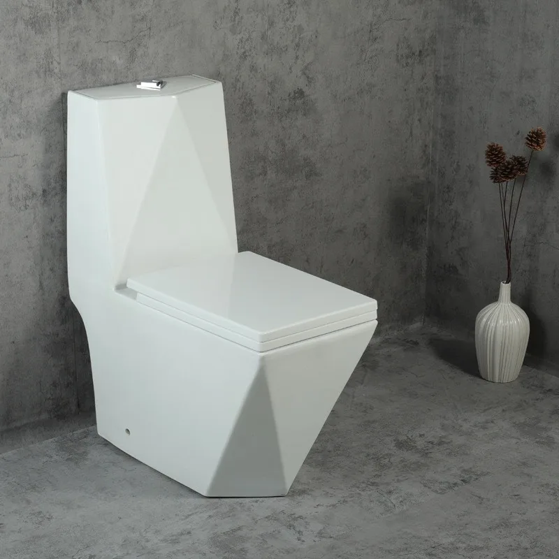Diamond gold toilet electroplated ceramic super vortex water-saving luxury toilet color toilet