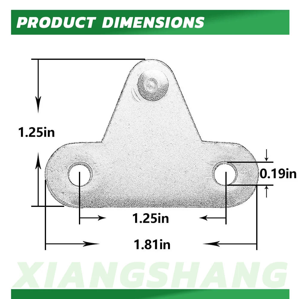 Soporte de montaje de perno de bola de 10MM para resorte de Gas Universal, puntales de elevación, soporte de choque de acero, paquete de 2, paquete de 4