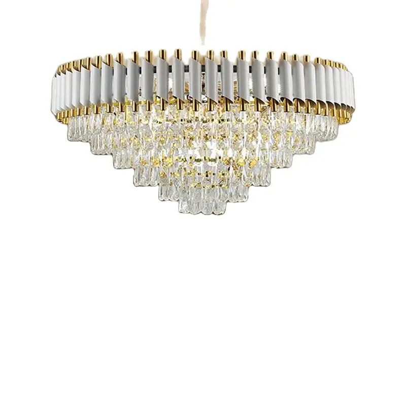 Modern new crystal LED chandeliers for bedroom, living room, dining room, villa decoration, lighting fixtures