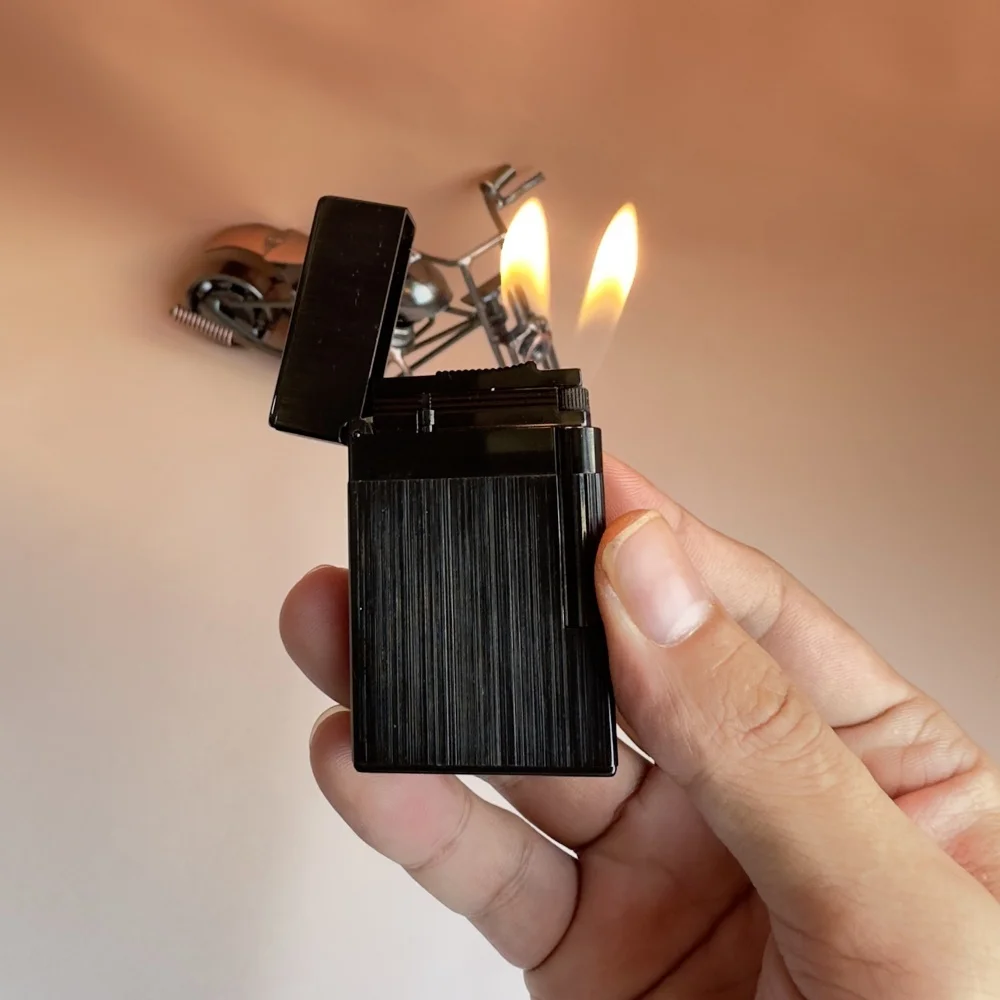 

Dupont Ligne 2 lighter Классическая роскошная зажигалка с начесом, многоразовая зажигалка Sheng'y, поставляется с набором оригинальных аксессуаров, высочайшее качество.