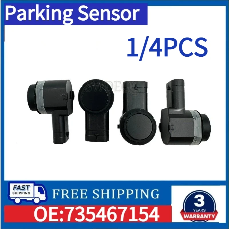 1/4 PCS 735467154 PDC Parking Reversing Assist Sensor For Ford B-MAX C-MAX S-MAX Fiesta MK6 Focus MK2 MK3 Galaxy Kuga