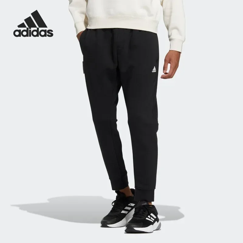 Adidas Wind Resistant Adjustable Waist Loose Fit Hidden Back Pocket Cycling Trousers IB2769