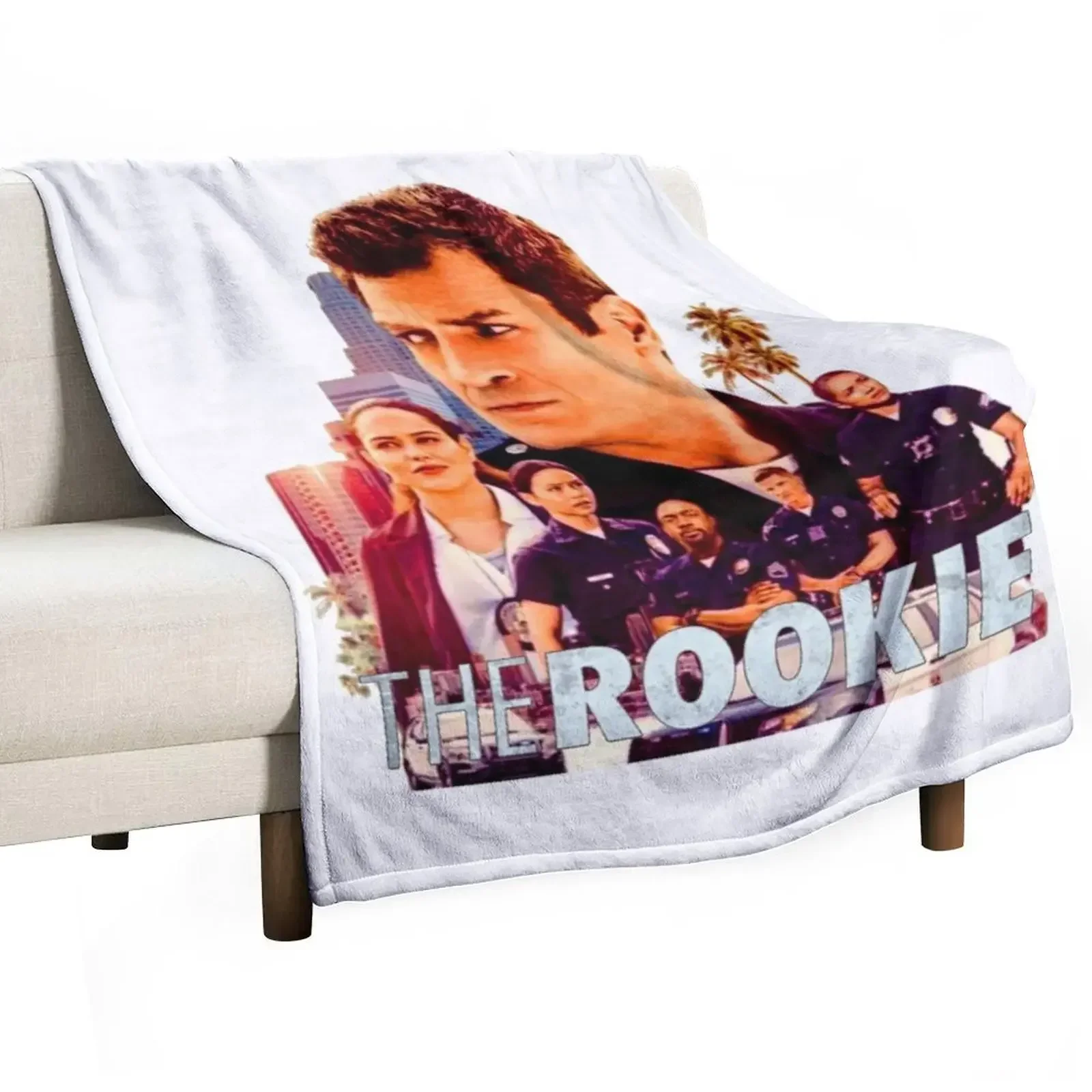 

The Rookie Sticker Fanart Throw Blanket Ultra Plush Cozy Blanket for Napping Sleeping