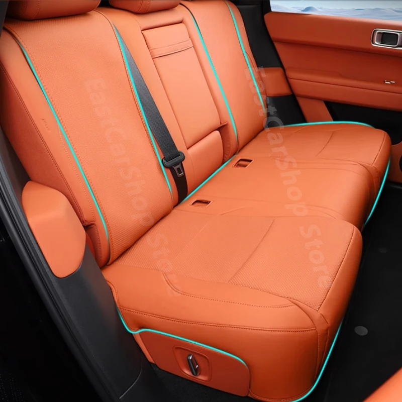 For LEADING IDEAL LiXiang L6 2024 Car Front Rear Seat Cushion Backrest Mat Four Seasons Universal Protection Mat Cover