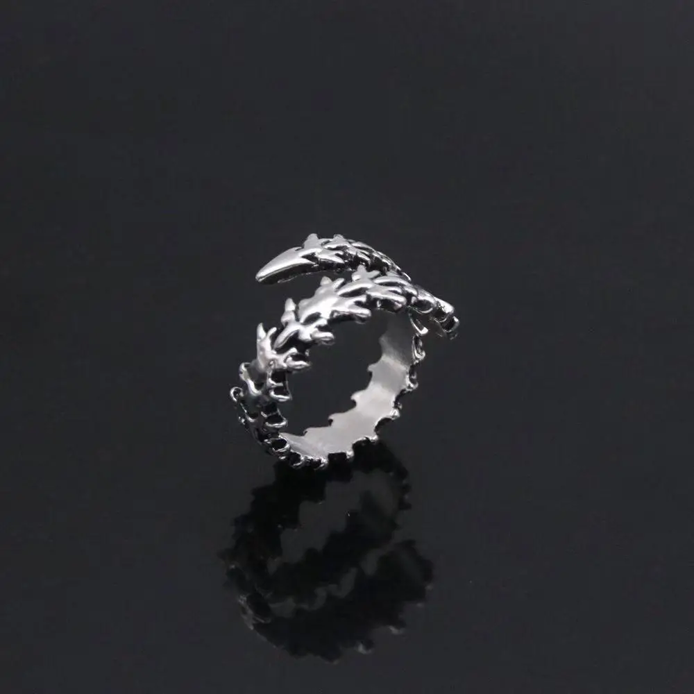 Аниме Токийский Гуль Канеки Кен Пробуждение формы Косплей Регулируемое Открытие Унисекс Панк Кольцо Косплей Аксессуары Подарок