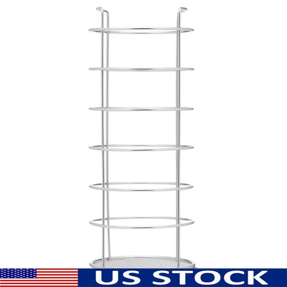 

Держатель для туалетной бумаги из атласного никеля, металлический органайзер для ванной комнаты, цилиндрический дизайн, дополнительный рулон для хранения, компактный, незаменимый