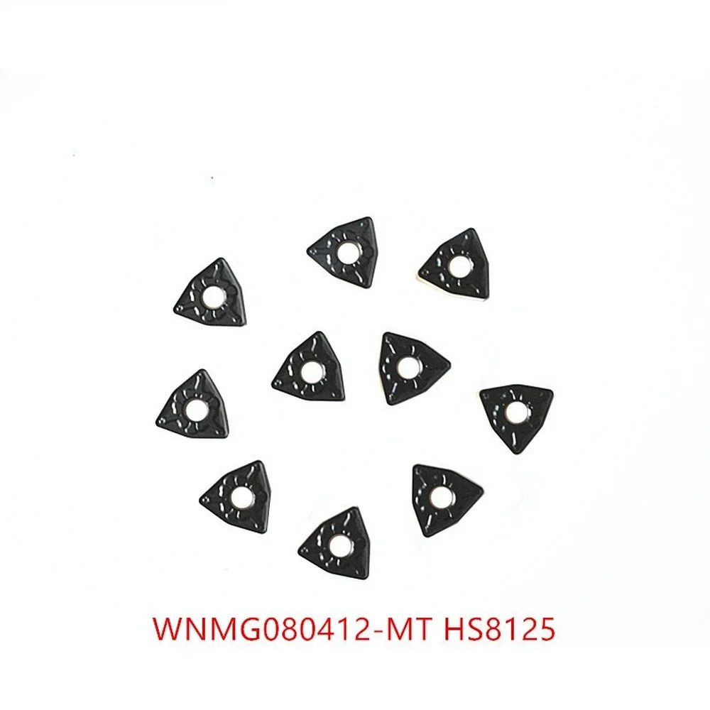 Hardstone di Tornitura Carburo Inser 10P WNMG080404 WNMG080408 / WNMG080412-MT HS8125 CNC Strumento Tornio Inserto In Metallo Duro Per Acciaio Inox