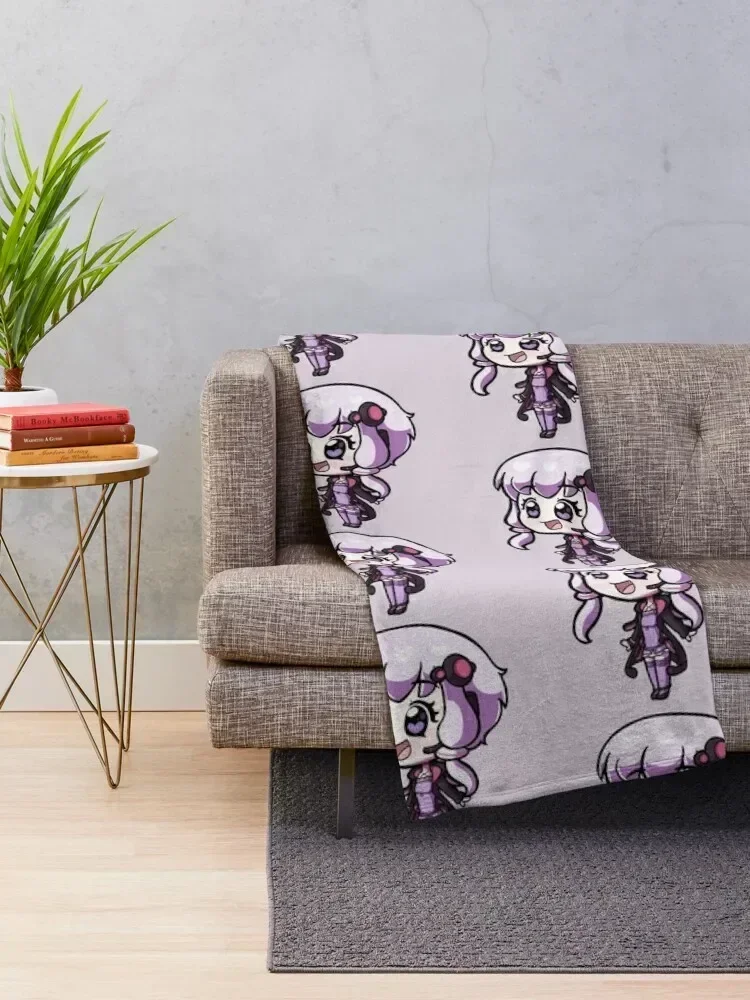 Yuzuki Yukari - Vocaloid Throw Blanket Sofa Throw Plaid on the sofa Sofas Blankets