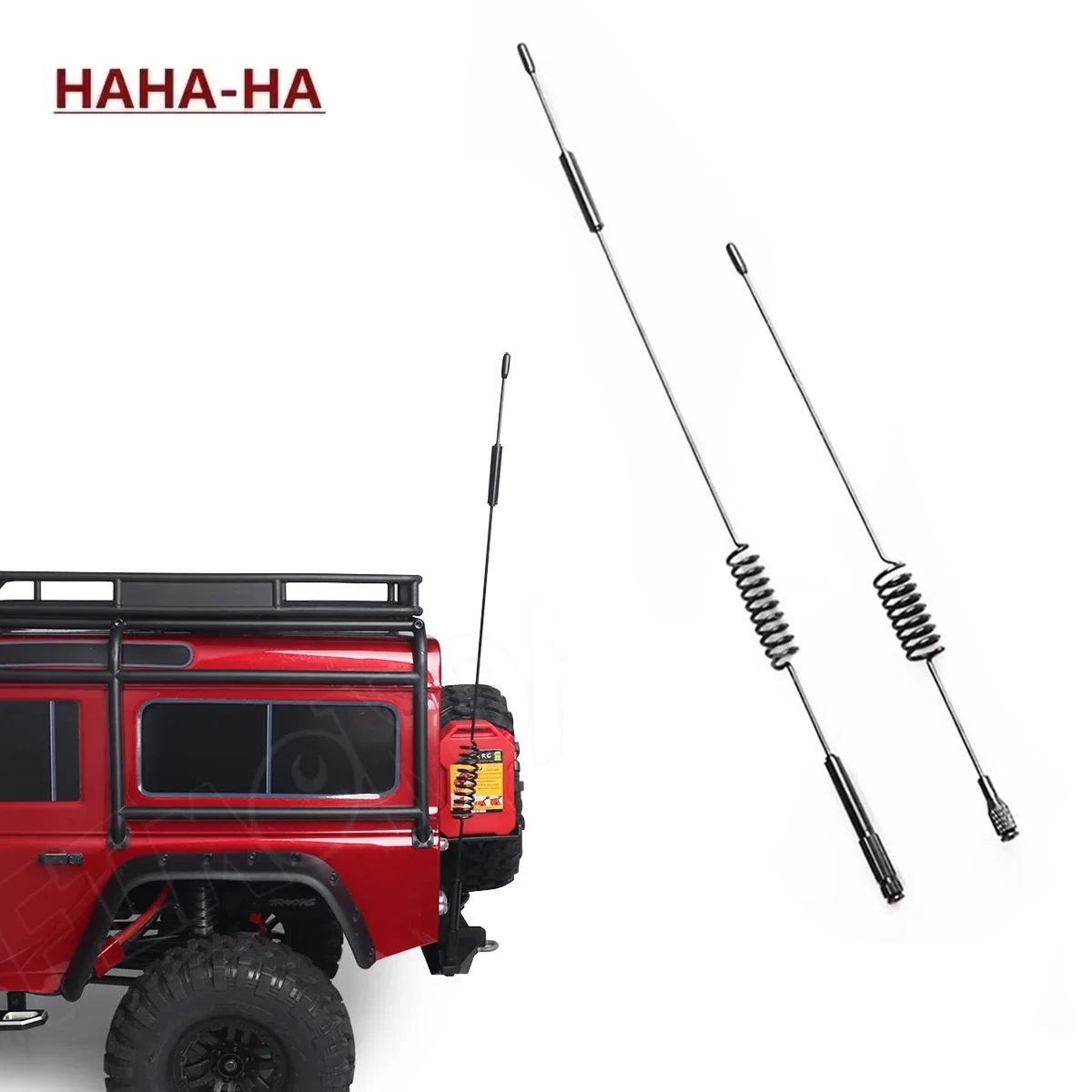Metal Decorative Antenna for 1/10 RC Crawler  TRX4 TRX6 Axial SCX10 90046 D90 D110 TF2 RGT 86100 Tamiya CC01 YIKONG RC4WD