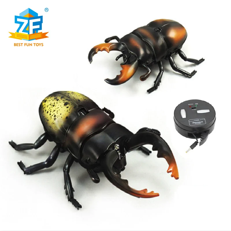 New infrared remote control electric beetle mini cat and dog pet toy simulation realistic beetle crawling model toy supplies