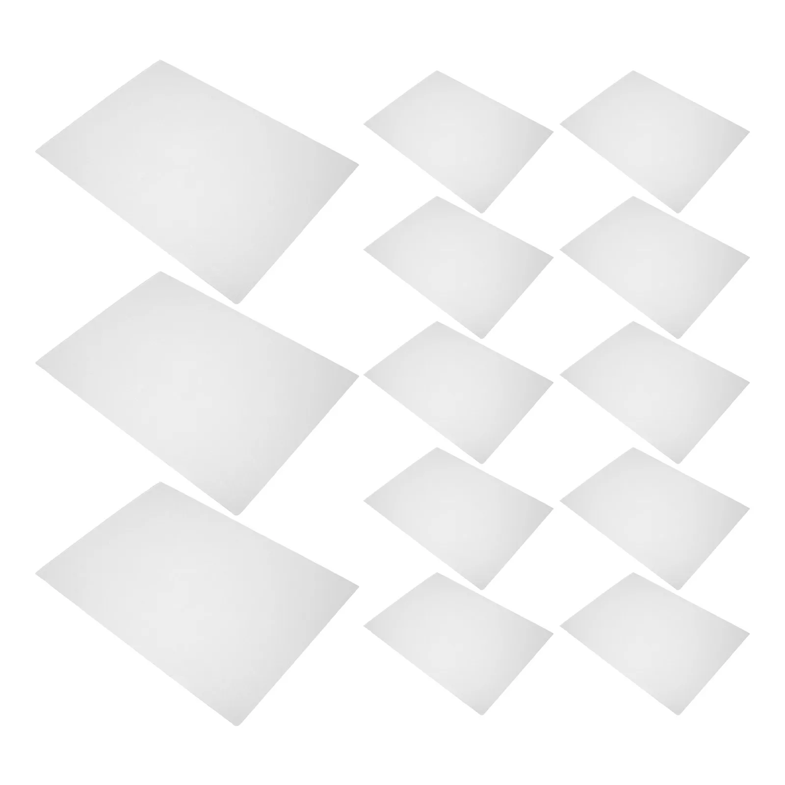 

50Pcs Clear Sheet Music Sleeves Waterproof Plastic Protective Folder Document Organizer Music Binder Page Protectors for School