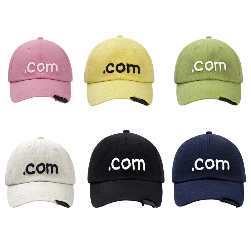 

49MD Stylish Baseball Hat with 3D Embroidery Letters Adjustable Snapbacks Sunproof Hat For Everyday Wear Women Headpiece