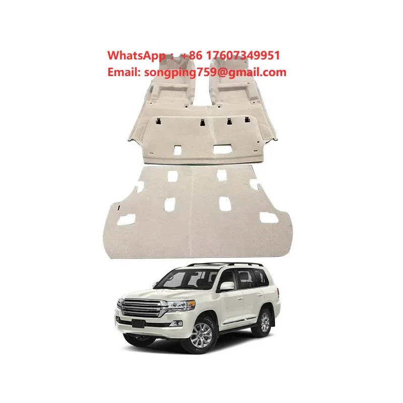 Maictop Interior Car Mat XPE Floor Mats Car Carpet Mat for Toyota Land Cruiser Lc100 LC200 Interior Kit 1:1 Mold Making