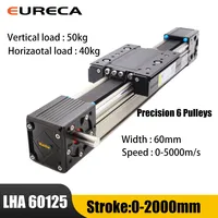 LHA60125 Precision Synchronous Motion Belt Slide Module XYZ Axis Gantry Linear Shaft Actuator Guide Rail Lifting Reciprocating