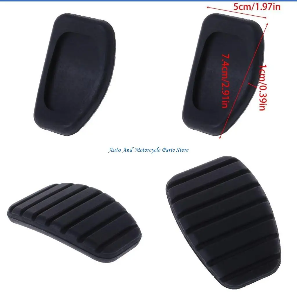 

P9FD Car Clutch and Brake Pedal Rubber Pad Cover Fit for Renault Megane Clio Kango Scenic CCY Auto Styling Accessories