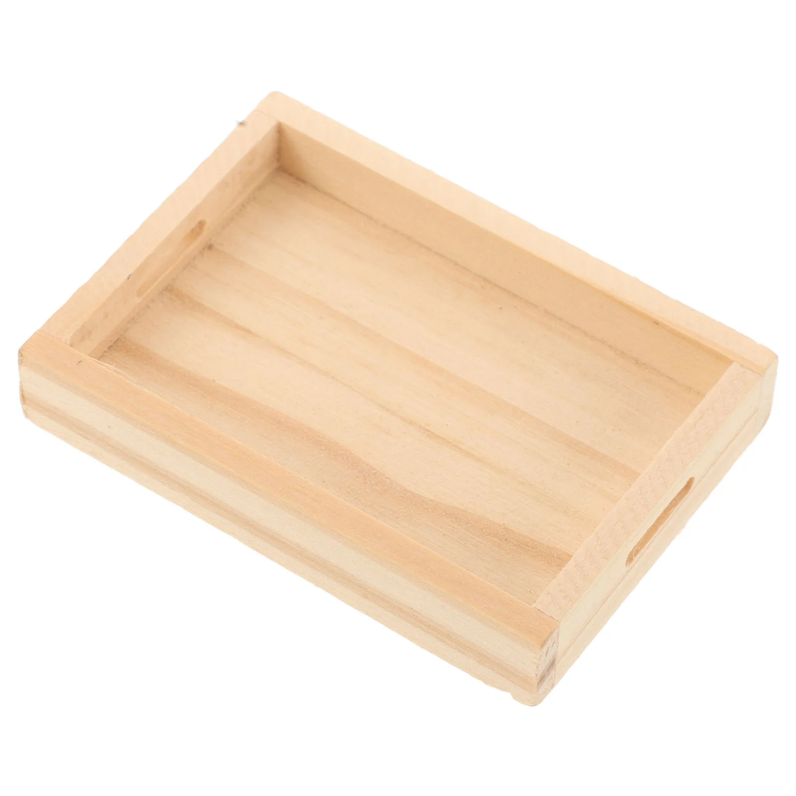 House Kitchen Tray Home Decoration Miniatures Items Accessories Dollhouse Dishes Wood Furniture Tiny Model Ornament