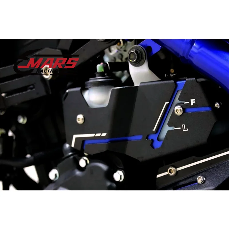 

Motorcycle Radiator Water Cooling Tank Reservoir Bezel Side Protection Cover Guard For YAMAHA MT-03 MT03 MT-25 MT25 2015-2023