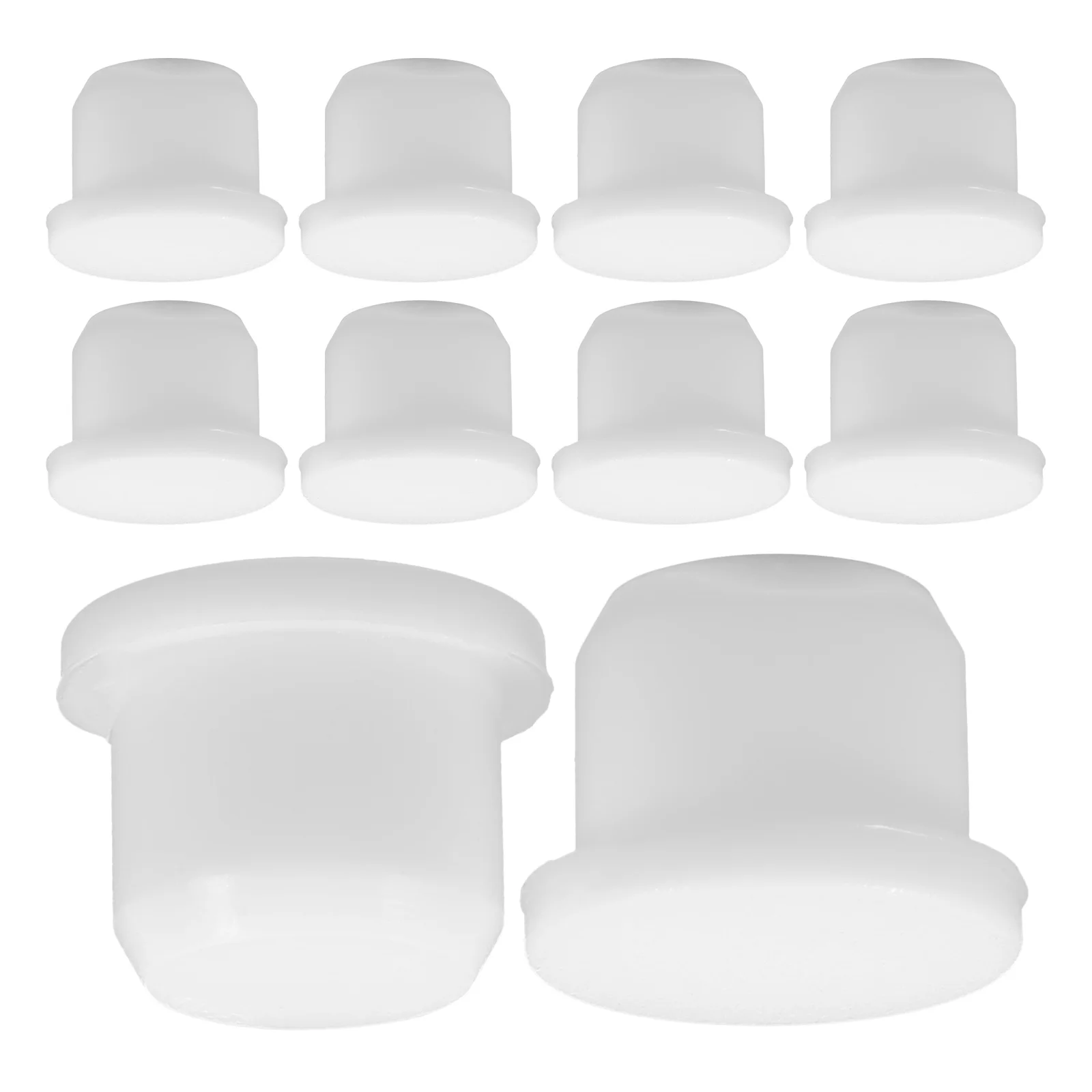 

10pcs Silicone Stoppers 1/2 Inch Solid Plug Replacement for Salt Pepper Shaker Flower Pot Vase Kitchen Bar Supplies