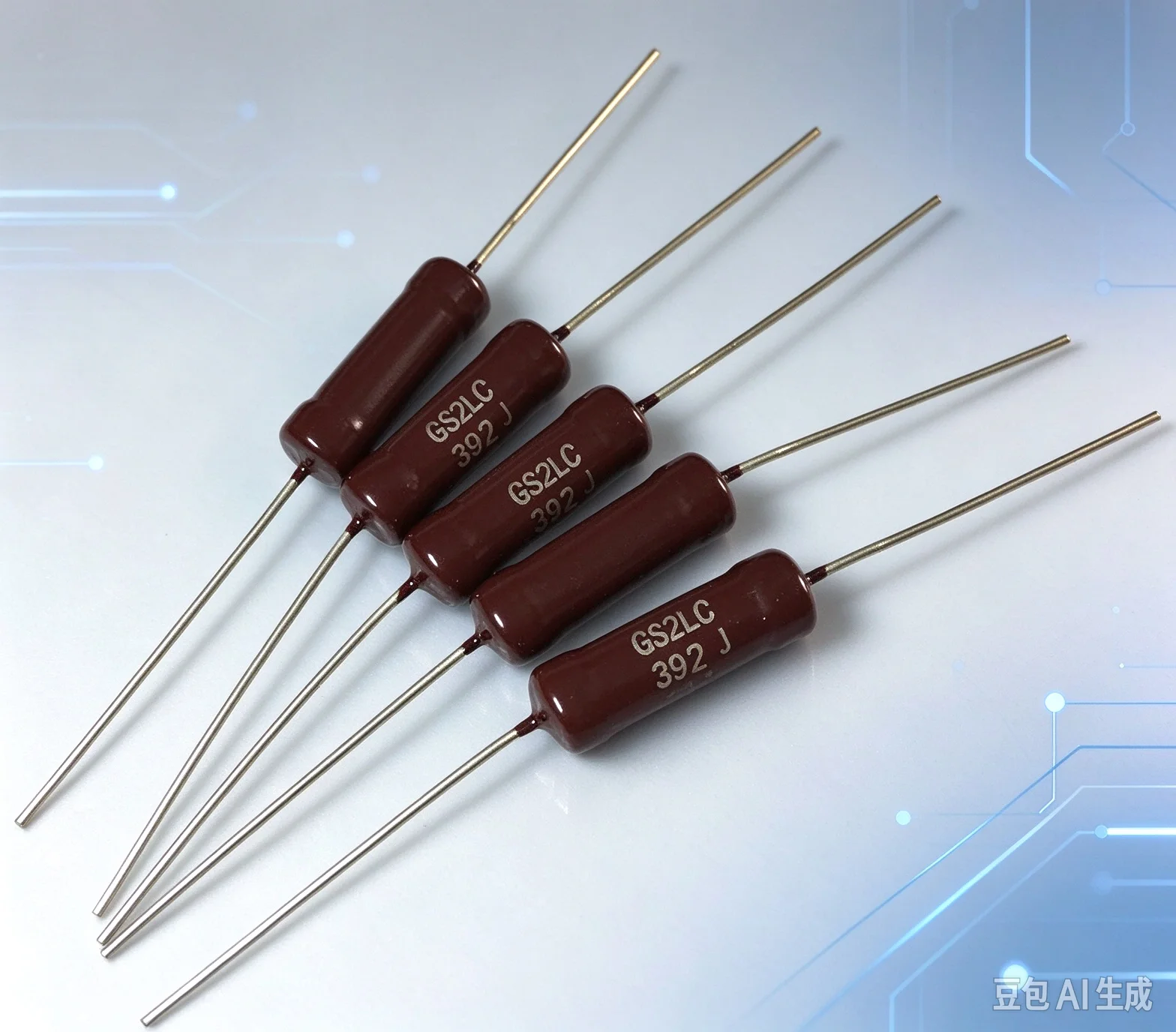 Harvested for Tokyo Koin 3W 392J 5% GS2LC Non-magnetic Resistor  10pcs