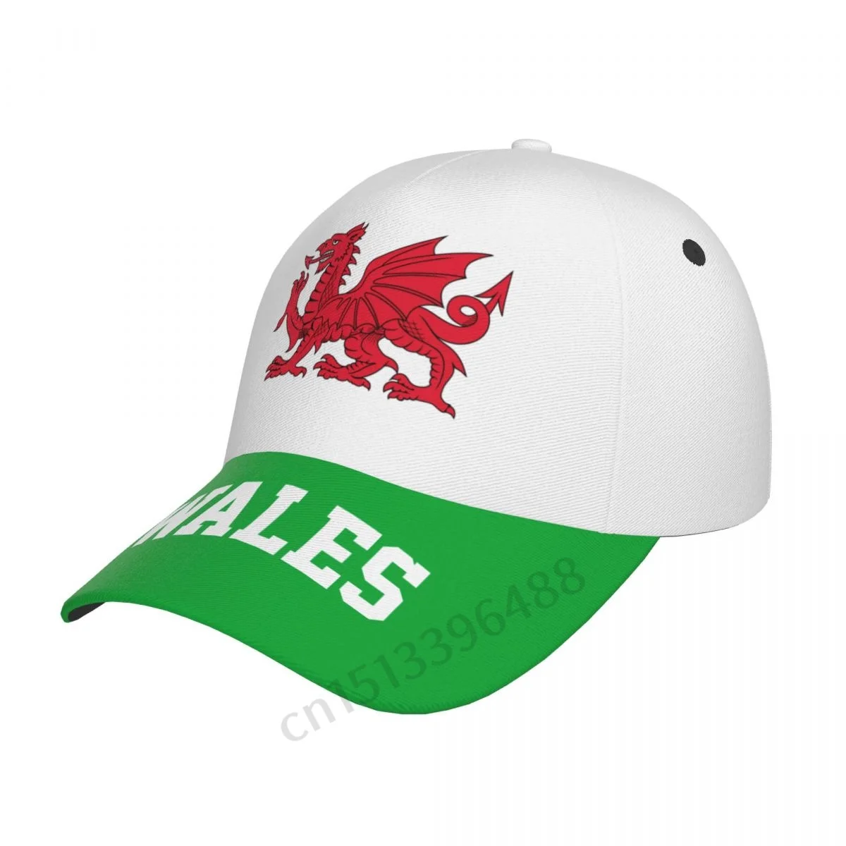 

Wales Flag 3D Soccer Hats Sun Baseball Cap Breathable Adjustable Men Women Outdoor Fishing Hat