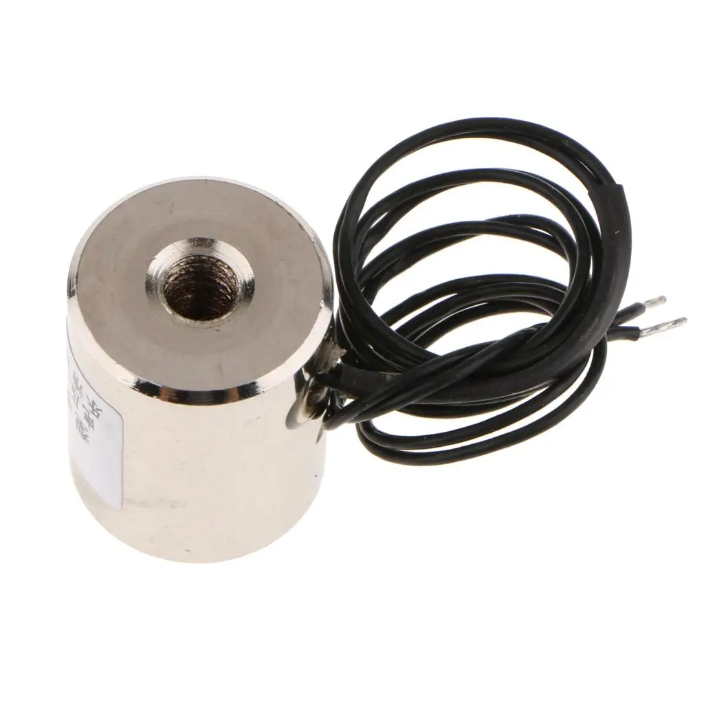 DC Electromagnet Solenoid Pure Iron Electric Lifting Magnet 50N High Power for Industrial Equipment