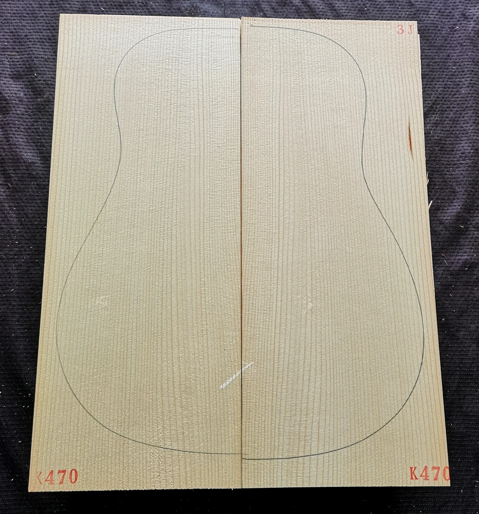3High Grade Alps Spruce Solid Wood Guitar Top Board Tone Wood Guitar Panel Handmade Guitars Making Material 4.5*215*550mm